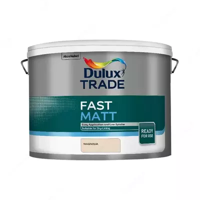 Dulux Trade Fast Matt Magnolia (10 л) — водоэмульсионная матовая краска предназначенная для внутренних работ.